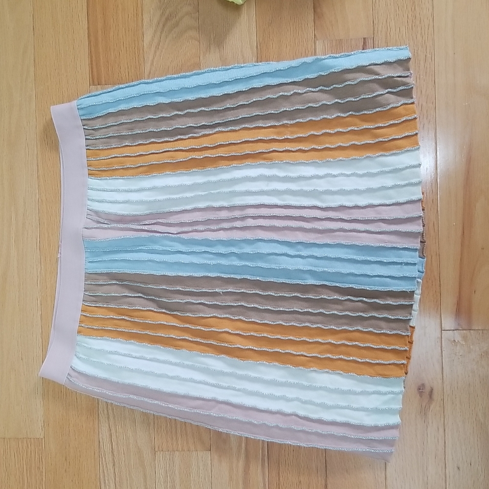 Anthropologie Eva Franco knit atripe skirt